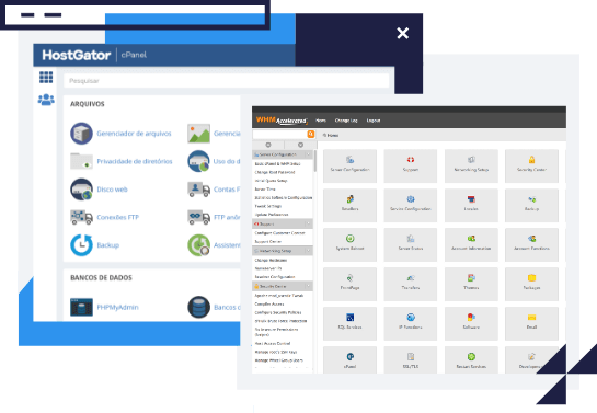 Painel de controle cPanel/WHM